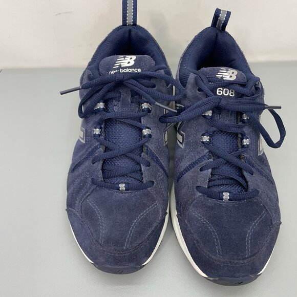 New Balance 608 v5 Sneakers Shoes Training Running Suede Leather Blue Mens 6.5 - Picture 5 of 15
